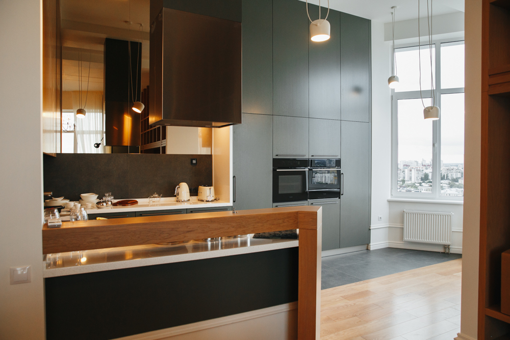 Пример дизайнерской кухни — тип проектов, с которыми работает KOHBEPT